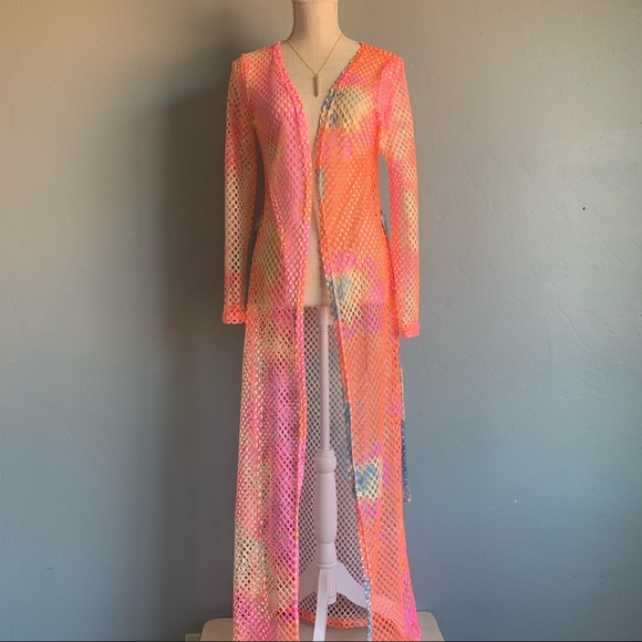 HOT & DELICIOUS | NWT Tie Dye Swim Duster - Picture 5 of 9